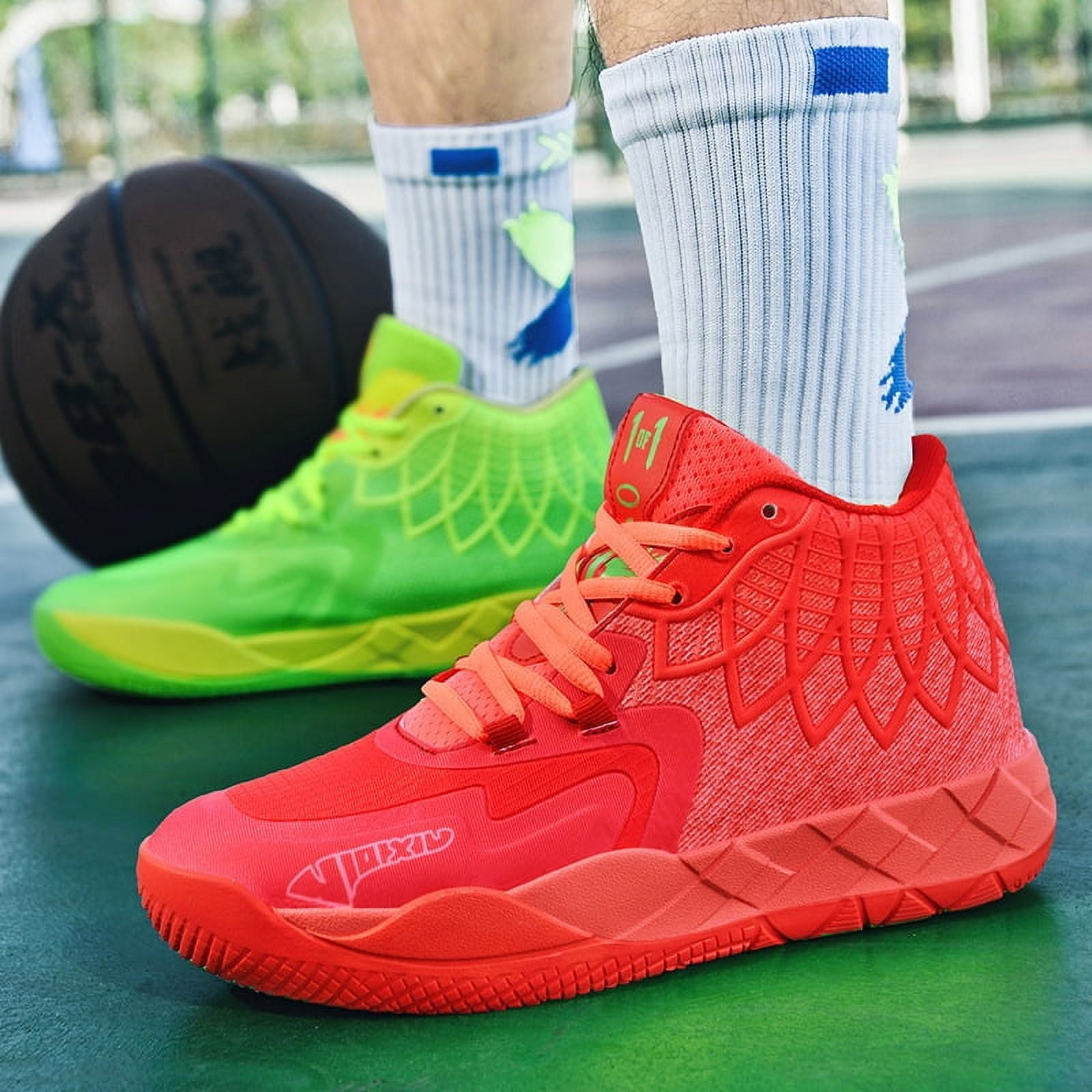 colorful basketball shoes