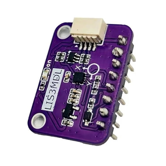 LIS3MDL Module Three- Magnetic Sensor Module Electronic Compass Compatible STEMMA QT IIC