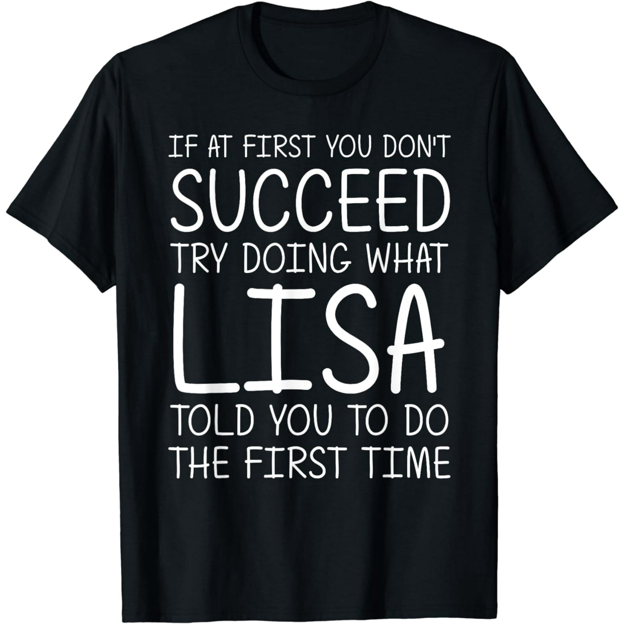Lisa Present LISA Gift Name Personalized Birthday Funny Christmas Joke T-Shirt ...