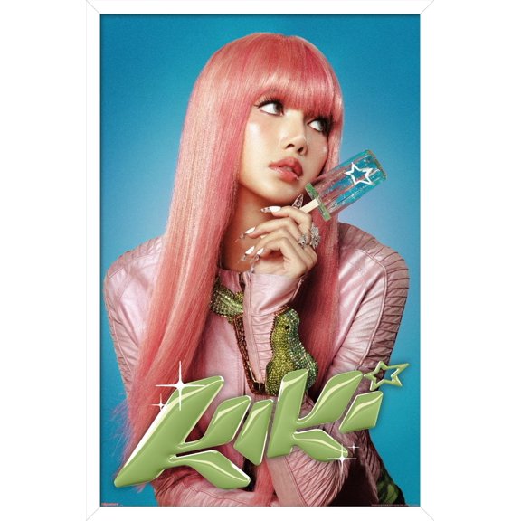 LISA - Kiki Blue Wall Poster, 22.375" x 34" Framed