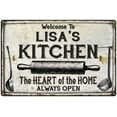 thumbnail image 1 of LISA'S Kitchen Farmhouse Sign 8 x 12 High Gloss Metal 208120033014, 1 of 1