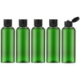 thumbnail image 1 of LISAPACK 3.4Oz Travel Bottles with Flip Cap (5 Pcs) Empty Dispenser Container for Travel Size Cosmetics (100ml, Green), 1 of 7