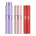 thumbnail image 1 of LISAPACK 8ML Atomizer Perfume Spray Bottle for Travel 3 PCS, Empty Refillable Cologne Dispenser, Portable Sprayer (Red, Purple, Pink), 1 of 7