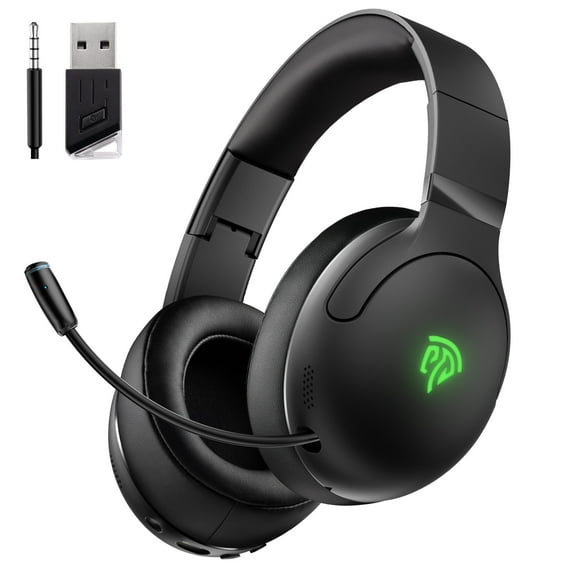 LISHIVE Bluetooth Over Ear Headphones Lightweight Design Retractable Microphone Foldable Headset for PC Gaming Windows IOS Android