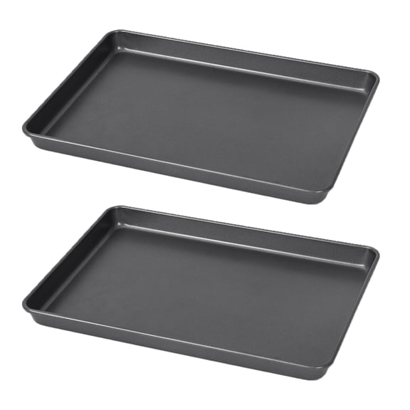 LISI 13" x 9" Quarter Sheet Pans (2 Pack), Nonstick Carbon Steel Baking Sheets for Oven