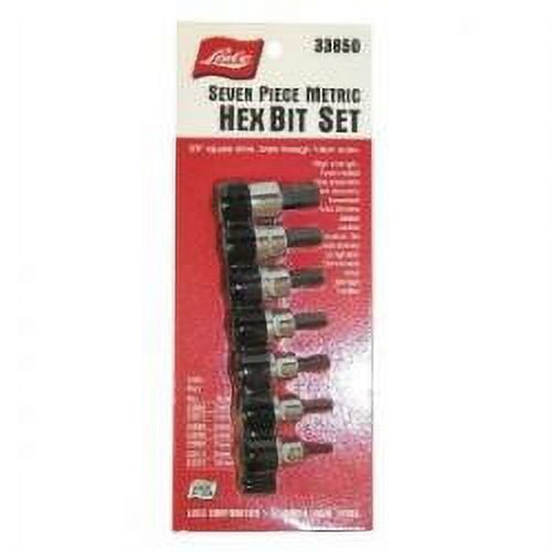 LISLE CORPORATION METRIC HEX WRENCH SET