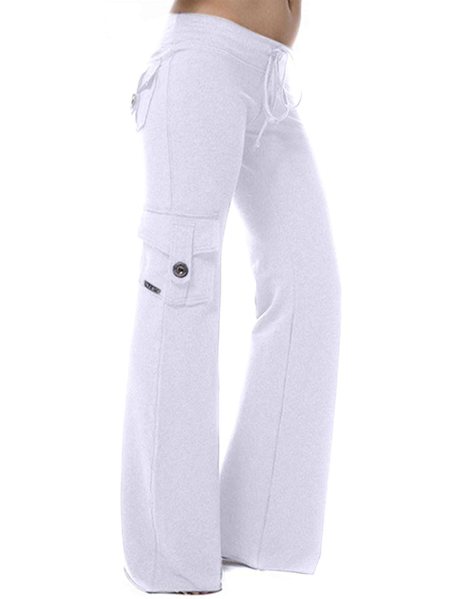 LISM Plus Size Sweat Pants for Women Ladies with Pockets S-4XL