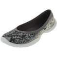 thumbnail image 1 of LISSOM Women's Flyte Grey Python Printed Slip-On Shoes - Lightweight & Flexible - 8mm Heel Toe Drop, Removable Insoles - Size 7, 1 of 8