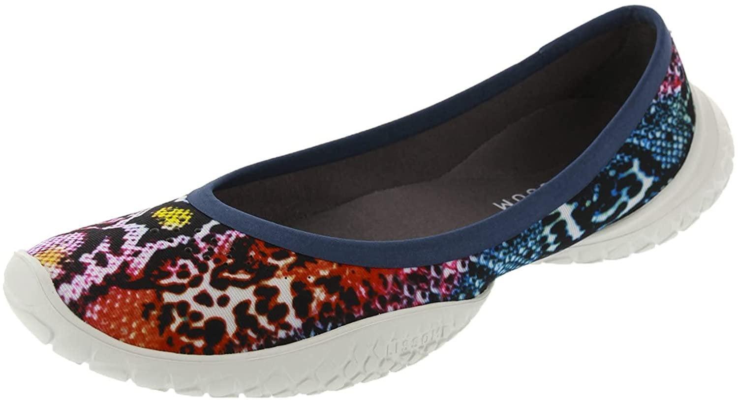 LISSOM Women's Flyte Rainbow Python Printed Slip-On Shoes - Lightweight ...