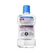 Listerine Total Care Fluoride Mouthwash for Cavity Prevention, Extra Mild Mint, 33.8 fl oz/1L