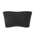 thumbnail image 1 of LISTHA Cloudy Soft Strapless Bra, Cloudysoft Women's Pure Comfort Wireless Strapless Bandeau Bra Black L, 1 of 1