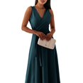 LISTHA Dresses Sleeveless Wrap Vneck Sundress Casual Summer Wedding
