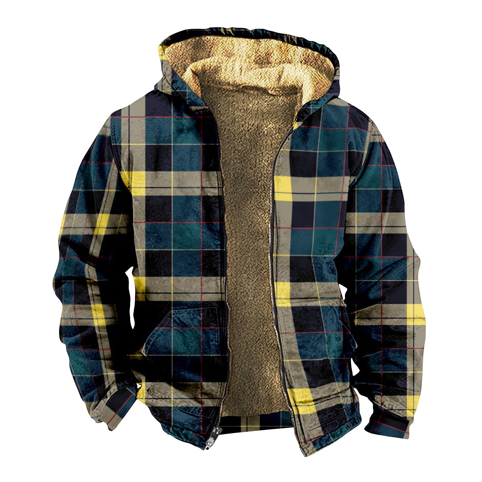 MV Sport Men's Cool Fleece Hoodie - Heavyweight Pullover With Pouch Pocket, Ribbed Cuffs
