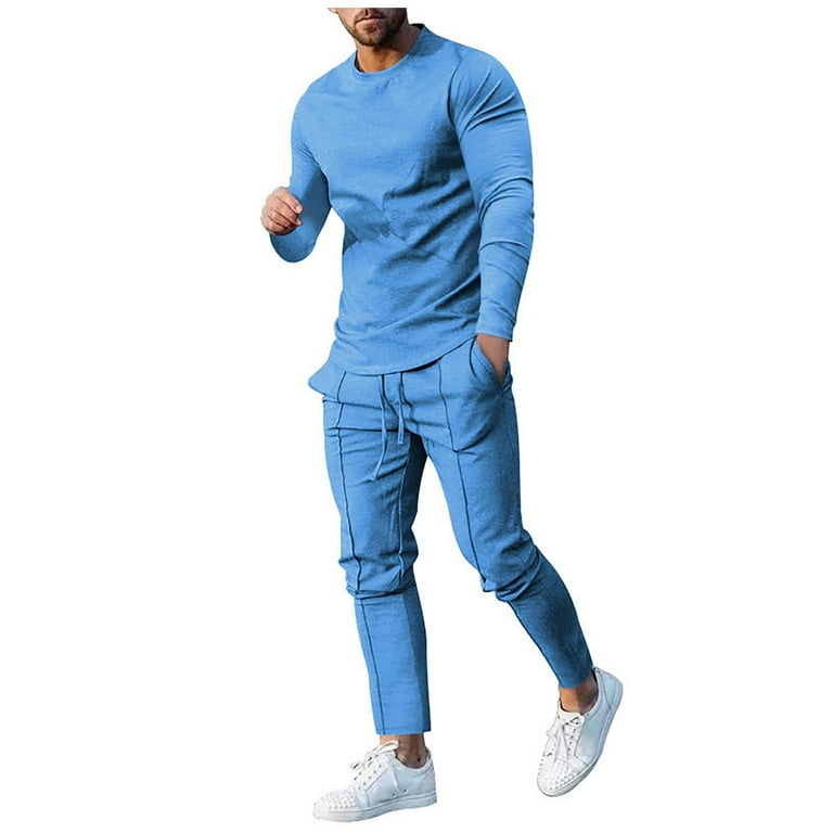 Men's cotton sweat suits best sale