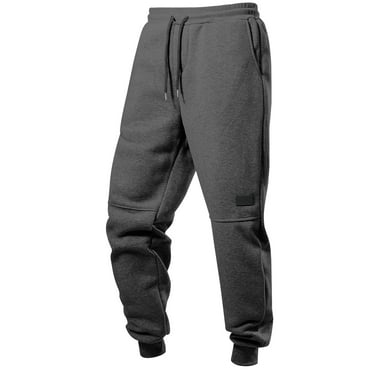 LISTHA Mens Sweatpants with Pockets, Mens Jogging Pants Elastic Bottom, Soft Hip-hop Sweatpants for Men Light Gray M