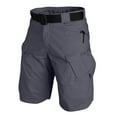 thumbnail image 1 of LISTHA Mens Tactical Shorts 11" Waterproof Hiking Fishing Breathable Quick Dry Cargo Short Shorts Regular Gray 3XL, 1 of 7