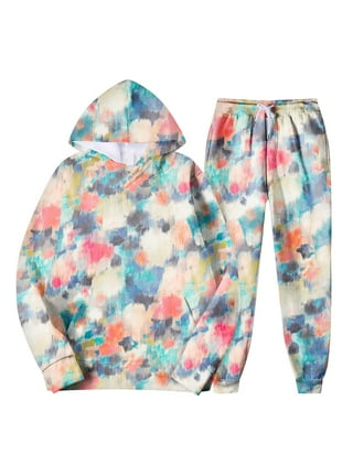 Walmart tie dye sweatsuit hotsell