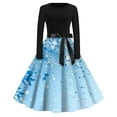 LISTHA Womens Plus Size Christmas Dress Vintage 2024 Party Cocktail