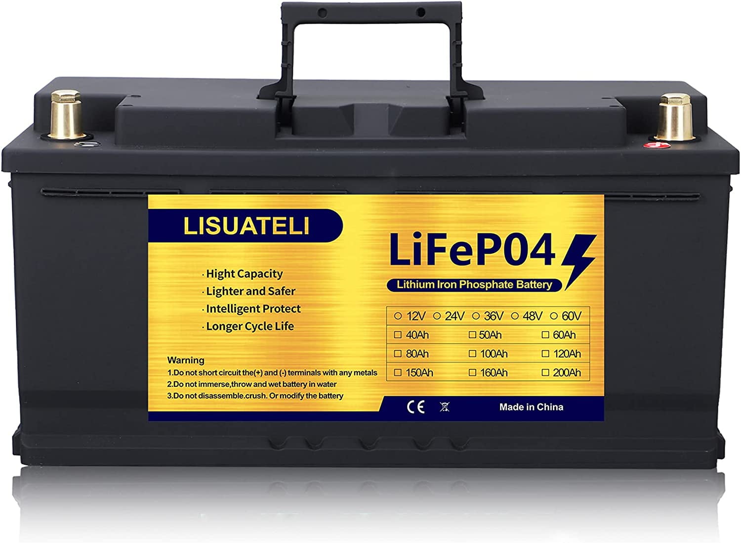 LiFePO4 Batteries for camping-cars car and RV