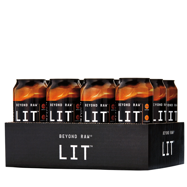 LIT™ OnTheGo PreWorkout, Gummy Worm, 12 16OZ Cans