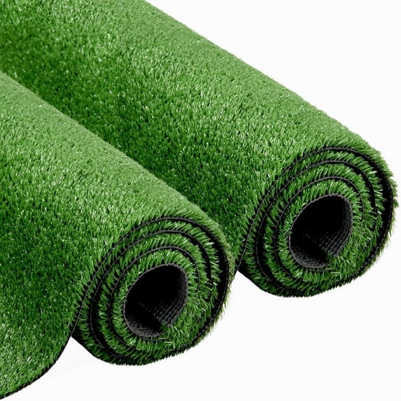 LITA Muti-Sizes Artificial Grass 5 x 8 ft, 0.4" Indoor Outdoor Synthetic Grass Mat Fake Grass Rug