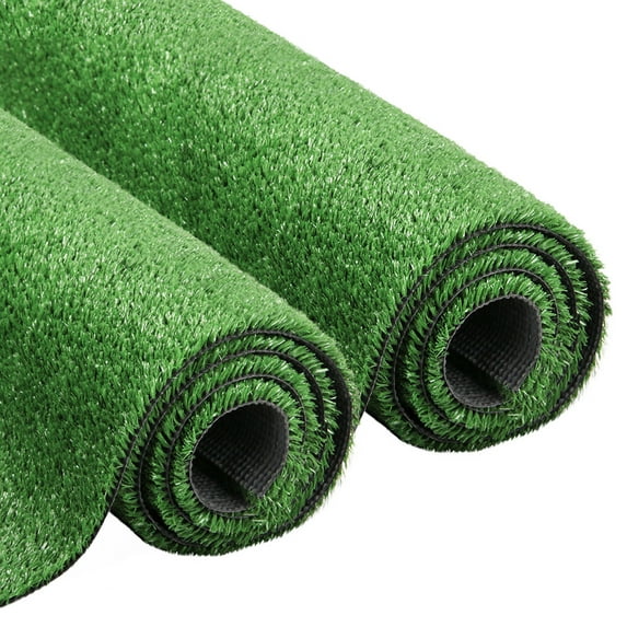 LITA Muti-Sizes Artificial Grass 6ftx33ft, 0.4" Indoor Outdoor Synthetic Grass Mat Fake Grass Rug