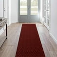thumbnail image 1 of LITA Red Non-Slip Runner Rug 3' x 14' Indoor Doormat for Hallway Entry Garage Patio, 1 of 7
