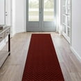 thumbnail image 1 of LITA Red Non-Slip Runner Rug 5' x 11' Indoor Doormat for Hallway Entry Garage Patio, 1 of 7