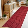 thumbnail image 1 of LITA Red Runner Rugs 2' x 12' Indoor Anti-slip Carpet for Hallway Kitchen Laundry, 1 of 6