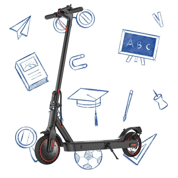 LITEFIVE iX9 Electric Scooter for Student, 18 Miles Long Range, 19Mph Top Speed, School Commuting Electric Scooter for Adults and Teens