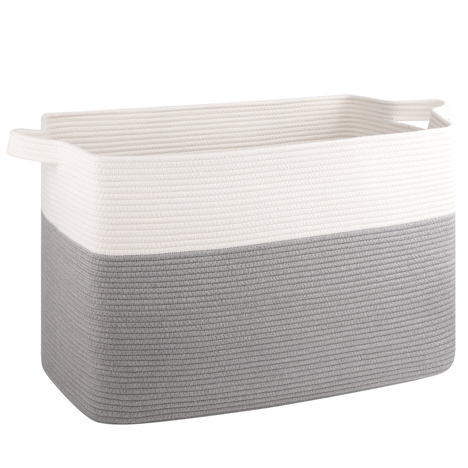 LITERRA Large Blanket Basket Rope Storage Baskets for Organizing, Bedroom Livingroom Washingroom 28 Gallon