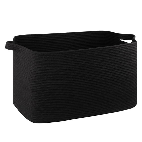 LITERRA 28 Gallon Large Blanket Basket for Organizing Rope Woven Storage Baskets, for Bedroom Livingroom Washingroom