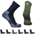 thumbnail image 1 of LITERRA Mens 6 Pairs Crew Hiking Socks Athletic Cushion Outdoor Sock for Men, 1 of 6