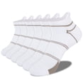 thumbnail image 1 of LITERRA Mens Ankle Low Cut Socks Cushioned Brathable Socks 6 Pairs, 1 of 6