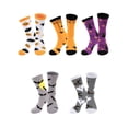 thumbnail image 1 of LITERRA Mens Halloween Socks Crew Socks Breathable Lightweight Socks 5 Pairs for Men, 1 of 7