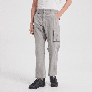 LITHOFIELD Men’s Water-Resistant Cargo Pants – Multi-Pocket Relaxed Fit Outdoor Straight Leg Trousers with Elastic Back Waist, Solid Casual Utility Work Pants for Hiking & Fitness