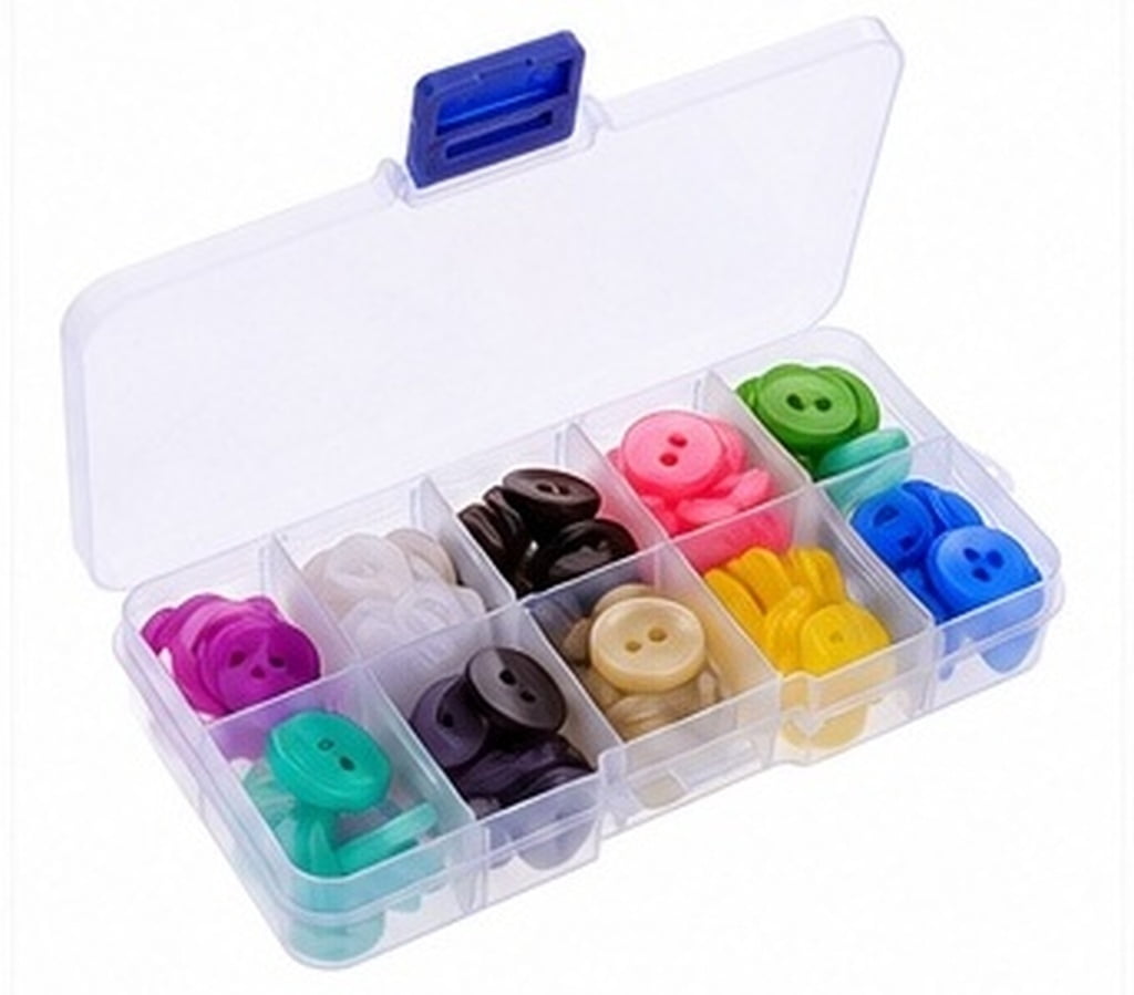 LITINKIMI 1 Box Resin Sewing Buttons 14mm round Fish Eye Assorted Color ...