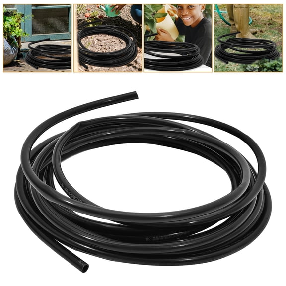 LITINKIMI 1 Roll Garden Water Hose Irrigation System For Garden Black PE