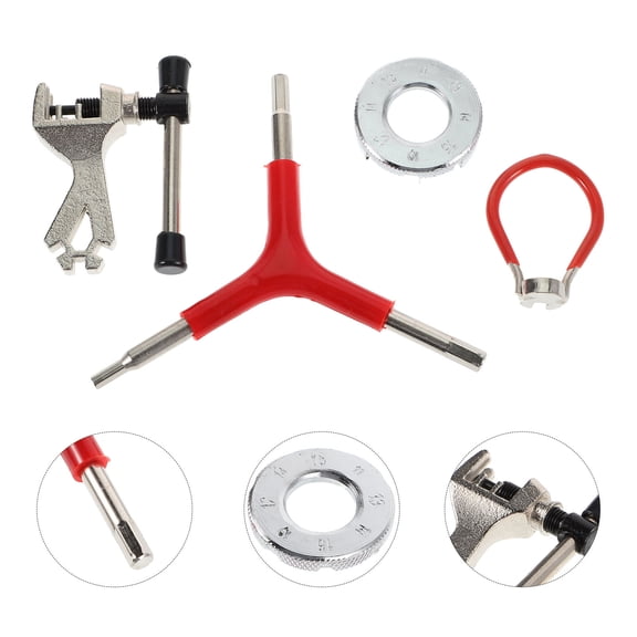 LITINKIMI 1 Set Bicycle Spoke Tensiometer Iron Compact Tool for Cycling Accessories Bike Repair