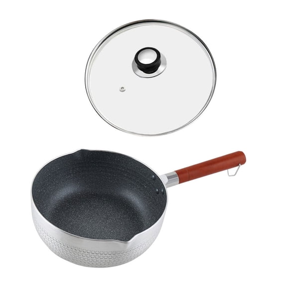 LITINKIMI 1 Set of Kitchen Milk Stockpot White Synthetic Material Easy to Clean Cooking Milk