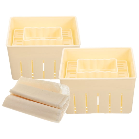 LITINKIMI 1 Set of Tofu Maker Mold Plastic Easy Tofu Moulds for Home Users