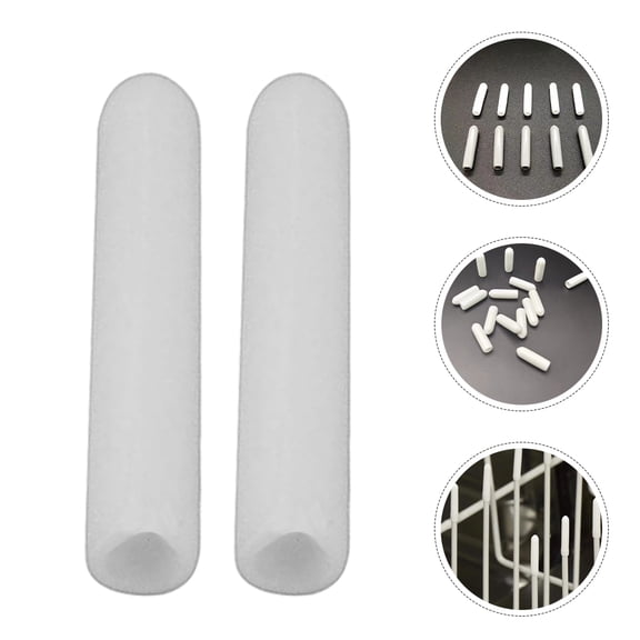 LITINKIMI 100 Pcs White Dishwasher Rack Prong Tip Covers, Vinyl End Caps for Dish Rack Tines, Tableware Repair Kit