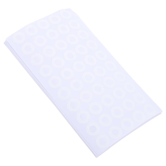 LITINKIMI 1000Pcs White Sticky Dot Reinforcement Labels Self Adhesive Paper Hole Stickers for School and Home