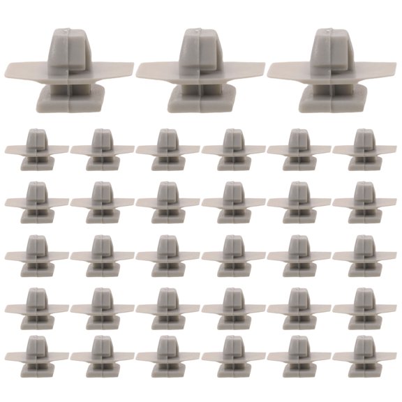 LITINKIMI 100Pcs Automotive Push Pin Rivets Beige Car Exterior Trim Clips for Wheel Arch Fender Flare Fastening