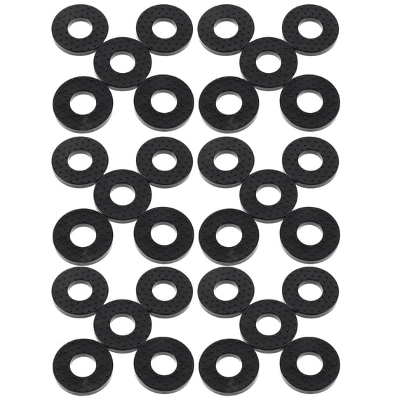 LITINKIMI 100Pcs Car Floor Mat Retainer Clip Black Plastic Durable Fastening Ring for Cars