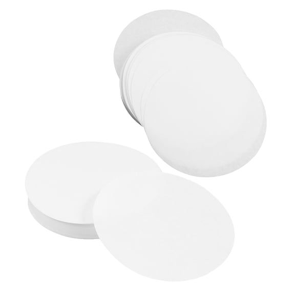 LITINKIMI 100Pcs Qualitative Filter Paper for Chemistry Lab Use Low Ash Content High Wet Strength
