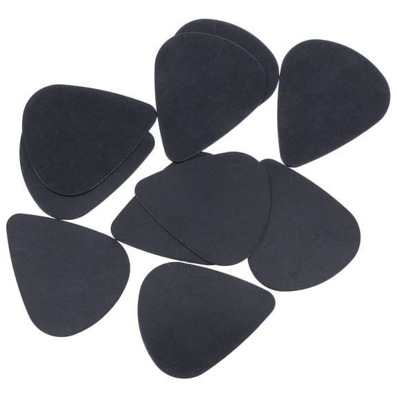 LITINKIMI 10Pcs Black Acoustic Guitar Picks Celluloid Thin Plectrums Clear Sound Versatile Use