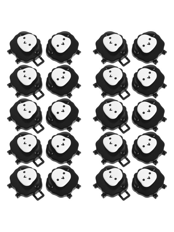 10Pcs Pants Waist Tightener Clips Black No Sew Adjustable Waistband Tightener for Jeans