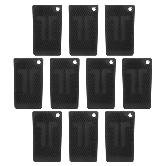 LITINKIMI Furniture Stabilizers, Adjustable Height, Black Plastic, Easy Install for Home Furniture