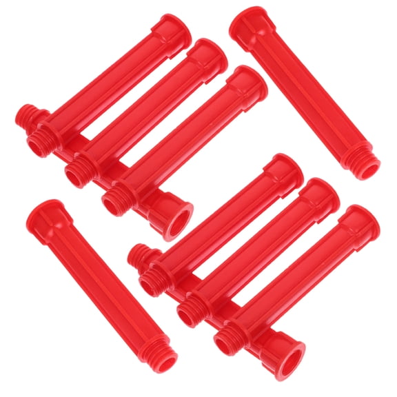 LITINKIMI 10Pcs Caulking Nozzle Extension Tubes in Durable Plastic for Smooth DIY Adhesive Application